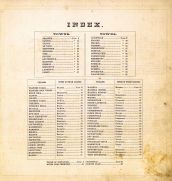 Index, St. Lawrence County 1865